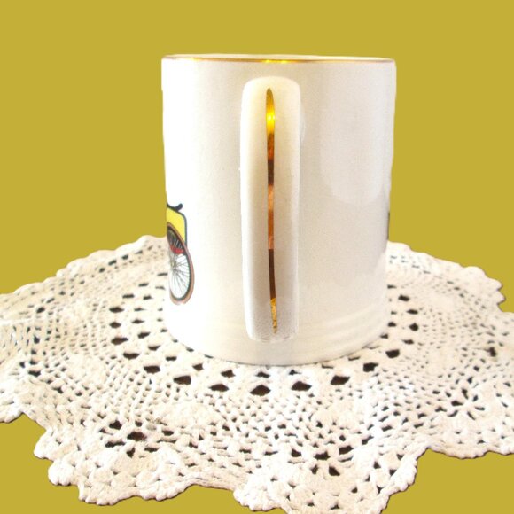 Lord Nelson Pottery Winton Car 1898 Tankard/Coffee Mug 16 oz England 4-73 - Picture 6 of 8